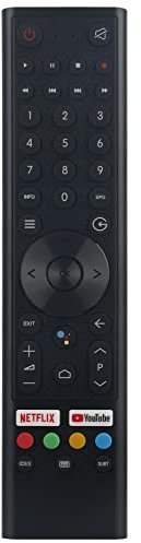 VINABTY RM-C3414 Télécommande Vocale Remplacée Convient pour Smart-Tech TV 30604611CXHUN004 30HV1U1B1 SMT32F30HC4U1B1 SMT32S10HC4U2G1 SMT40N30FC4U1B1 SMT65N30UC2M1B1 SMT32N30HC4U1B1 SMT32N30HC4L1B1