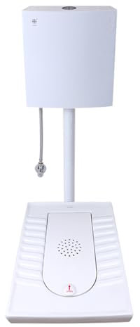 XDAWQP Serbatoio di Scarico per WC alla Turca con Coperchio Set Completo di WC alla Turca Ultrasottile per Uso Domestico Serbatoio di Scarico per WC alla Turca Coperch