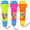 KICHOUSE 3pcs Echo Microphone Toy Boys and Girls Dj Plastic Boys and Girls Microphone Toy Stage Performance Accessory Random Color