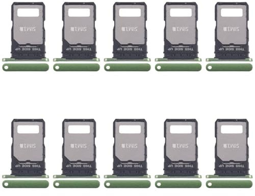 CWONCONGOIN Cell Phone Replacement Accessories for Motorola Edge 50 Fusion 10pcs SIM + SIM Card Tray (Green)