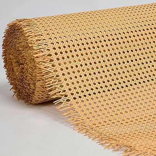 Ratan Rollo Mimbre 60 x 200 cm, Rejilla Mimbre, Mimbre Natural, Mimbre Rollo, Rattan, Rollo Ratan, Ratan Natural por Metros, Rollo de Mimbre para Muebles, Silla ratan Aparador Cabecero(50x300cm)