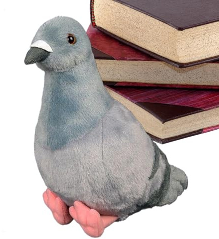 Yuemeuy Tauben Stofftier | Realistische Deko Puppe Vogel Spielzeug | Kuscheltier Vogel | Für Mädchen Kinderzimmer Ostern Weihnachten Geburtstag Wohnzimmer