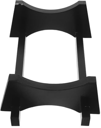 MUCKLILY Oak Barrel Stand Wood Dispenser Rack for Drinks Wine Home Bar Use Holds Beverage Lemonade Juice