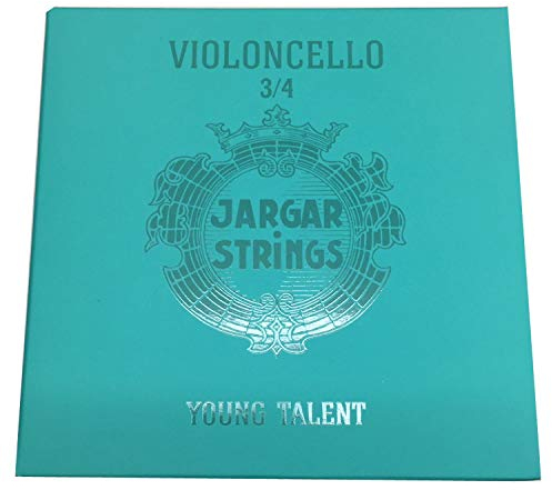 JARGAR Ce-SET-Y-34 Cello Young Talent SET, 3/4 (A:0,76/D:0,99/G:1,18/C:1,71mm) für Cello