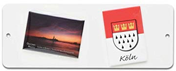 KalaMitica Steel Magnetic Chalkboard, White, 9x24 cm, 24009-900-024