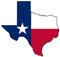 Auto Aufkleber Texas US Bundestaat Sticker Konturgeschnitten (ca 11 cm)