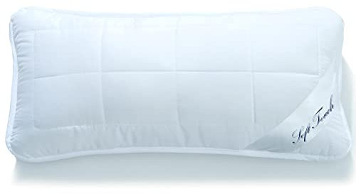 aqua-textil Kopfkissen 45 x 70 cm Reißverschluss Nackenkissen 600g klimaregulierend Oeko-TEX
