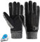 LassZone Herren Winter-Leder-Handschuhe dickes warmes Fleece Winddichte Handschuhe kältebeständig Fäustlinge Thermohandschuhe für Fahren Kleid Radfahren Motorrad Camping Outdoor Sport, Herren
