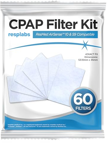RespLabs Medical Inc. Reslabs CPAP-Filter für AirSense-Gerät ResMed AirSense 10-60er-Pack