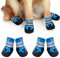 iPobie Anti-Rutsch Hundeschuhe, Wasserdicht Pfotenschutz Schuhe für Hunde, 4 Stück(S Größe)