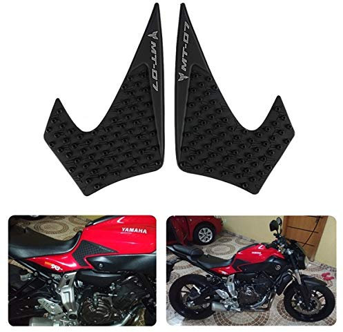 Dogggy Motorrad Anti-Rutsch-Tankpad für Yamaha MT-07 2014-2017 Tank Traction Pad Seite Knie Grip Protector