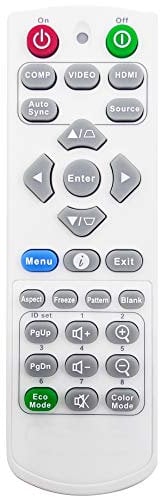 INTECHING A-00010003 Projector Remote Control for ViewSonic LS500WH, LS510W, LS510WH-2, LS550W, LS550WH, LS560HDH, LS560W, LS560WH, LS620X, PX701-4K, PX701-4KE, PX703HDH, PX728-4K, PX748-4K