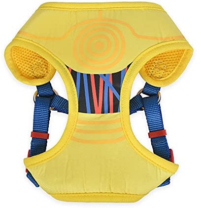 STAR WARS C3PO Dog Harness for Medium Dogs, Medium (M) | Yellow Medium Dog Harness, No Pull Dog Harness with D-Ring | Machine Washable STAR WARS Merch for Dogs STAR WARS Dog Costume,FF13502