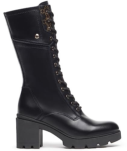 Nero Giardini I309017D Stivali Donna in Pelle - Nero 36 EU