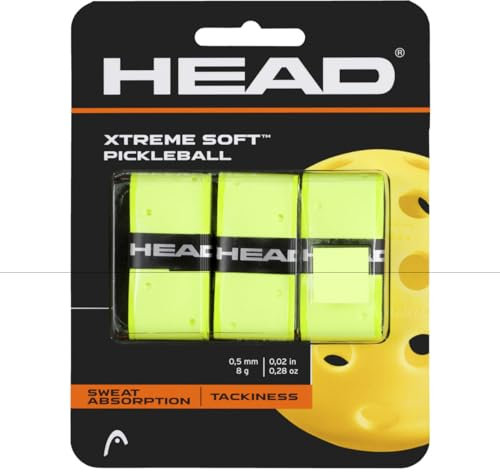 HEAD Unisex-Adult XtremeSoft Pickleball Griffband, gelb, One Size