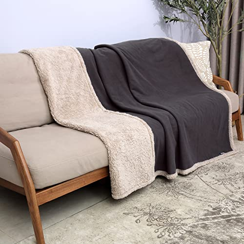 Catalonia Classy Liebesdecke Wasserdicht für Sex, Kuschelig, Wasserfeste Hundedecke Katzendecke Sofa Schutzdecke, Bett Decke, L 150x200 Große, Braun/Taupe