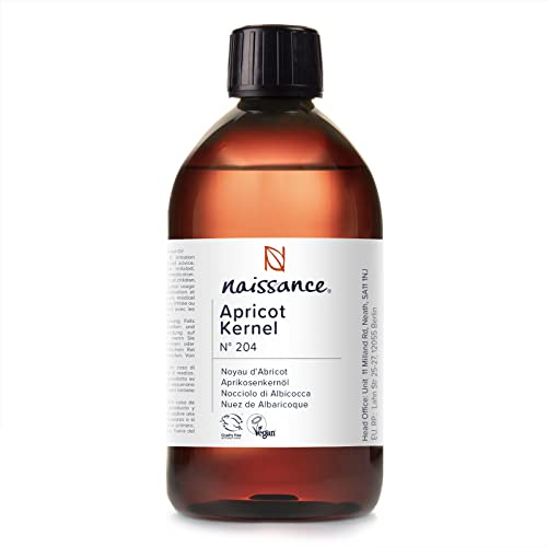 Naissance Olio di Nocciolo di Albicocca (No. 204) - 450ml - per Capelli, Corpo, Viso, Pelle, Capelli, Massaggio