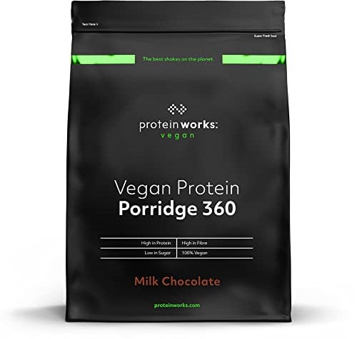 The PROTEIN WORKS - Vegan Protein Porridge 360 | High Protein Breakfast | Plant-Based | Chocolate | 1.8kg