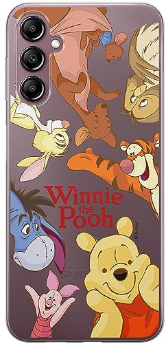 ERT GROUP Handyhülle für Samsung A14 4G/5G Original und offiziell Lizenziertes Disney Muster Winnie The Pooh & Friends 046 optimal an die Form des Handy angepasst, teilweise transparent