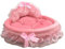 Kobeleen Lit Princesse pour Animaux de Compagnie, avec nœuds, Dentelle à Volants, Doux et Beau canapé pour Chien, Coussin détachable, nid de Princesse
