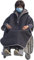 Ganzkörper-Rollstuhldecke Für Erwachsene, Warme Rollstuhldecke Für Den Winter, Winddichter Rollstuhl-Umhang, Poncho Mit Kapuze, Mit Fleece Gefütterte Reise-Thermodecke