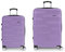 Uyiko Expandable Suitcase Set (Medium & Large) Hard Shell Capacity up to 169 L, lilac