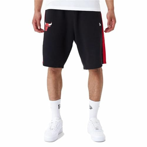 New Era Chibul 60435477 Sport-Shorts für Herren, NBA Mesh Panel OS Shorts, Schwarz