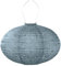 LUMIZ Solarlaterne - für Außen - Mosaic - Oval - Gartenbeleuchtung - Solarlampen - Gartendeko - 40cm - Grau