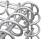 Rantry Lot de 24 spirales pour gabions, en acier galvanisé, 100 cm, portail de jardin, portail pour clôture d'extérieur, porte clôturée piétonnière, barrière pour Cortilev, décoration de meubles de