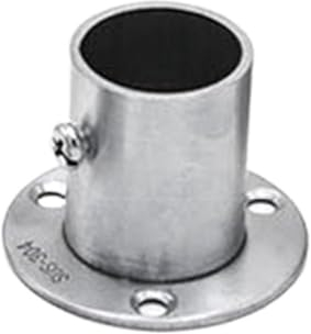 Flansch 2 Stück Edelstahl Schrankstangen Flanschhalter for Rohre (16mm/19mm/22mm/25mm/32mm) Rohr Flansch (Größe : 16mm)