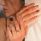 DANNI & TONI Halb ausgehärtete Gel Nagelfolien (Autumn Essence) Braun Verlauf Glänzend Nagelset uv Gel Nagelfolie Nageldesign Nagelfolie Selbstklebend Wraps 28 Aufkleber