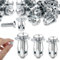 45 Stück HohlraumdüBel Metall Set Jack Nuts Petal Hohlraum Metallanker Expansion, Hohlraum Metallanker Hohlraumdübel Metall Petal Nuts für Dünne Wände Hohltüren Eisenblech(M4 + M5 + M6)