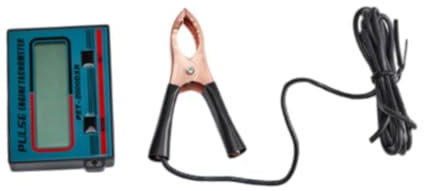 Dualoai Chainsaw Digital Tachometer Engine Tachometer for 2 Stroke And 4 Stroke Engines Digital Tachometer Hour Meter for ATV RV UTV