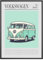 MJ-GRAPHICS® Volkswagen T1 Bus Poster Retro Kunstdruck Auto Oldtimer Wohnzimmer Wandbild Auto Bild Bulli Vintage Dekoration Geschenk VW Fans Campervan Kunst Poster – A4 Ohne Rahmen