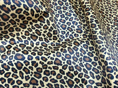 YELAIYEHAO 600D Heavy-Duty Waterproof 600g Canvas Fabric Outdoor Tarpaulin Cover (Leopard Print, 150CMX200CM)