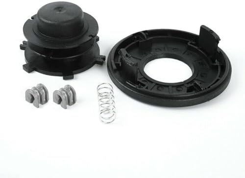 Daaxing Kit tête de débroussailleuse + capuchon avec ressort pour débroussailleuse Stihl 25-2 FS 44 55 56 70 80 83 85 90 RX110/120/130