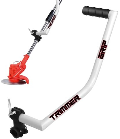 Ergonomischer Trimmergriff - Universal Rasentrimmer Griffverlängerung Mit Klemme, Komfort Handgriff Für Motorsense, Garten Rasentrimmer Haltegriff, Vibrationsarm Leichtbau Griffhilfe
