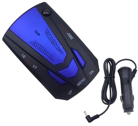 Riven V7 Automotive Flow Radar Speed Meter, Auto-Radar-Detektor, Voice Prompt Alarm 3 Tasten Einfache Bedienung