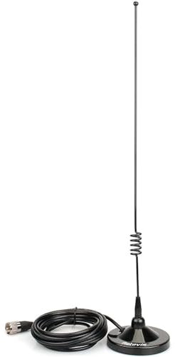 Retevis 144/430MHz Dual Band Ham Radio Antenna, 18.86in, Compatible with BTECH ICOM Kenwood Midland Retevis RA86 RT95 RA25 RT97 (1 Pack)