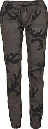 Urban Classics Ladies Jogging Pants Pantalon de Sport, Multicolore (Dark Camo 00784), XS Femmes