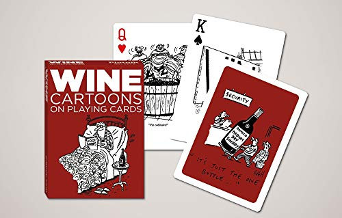 Piatnik 1675 Spielkarten Wine Cartoons