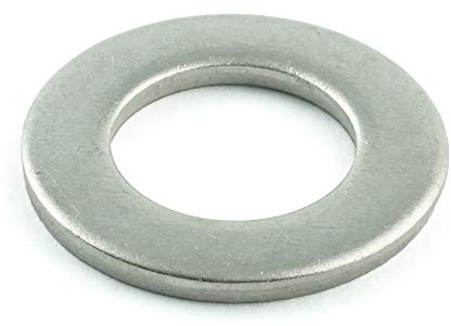 Eisenwaren2000 | M4 Beilagscheiben (100 Stück) - Unterlegscheiben Form A DIN 125 / ISO 7089 - Edelstahl A2 V2A - rostfrei