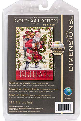 COUNTED CROSS STITCH BELIEVE