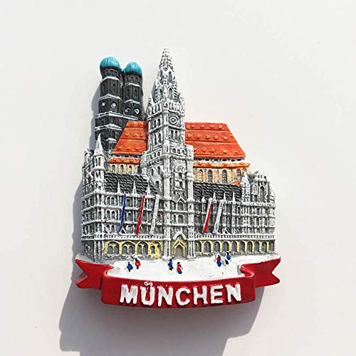 MUYU Magnet 3D München Deutschland Kühlschrankmagnet Reise Souvenir Geschenk Sammlung Home Küche Dekoration Magnetaufkleber München Deutschland Kühlschrankmagnet