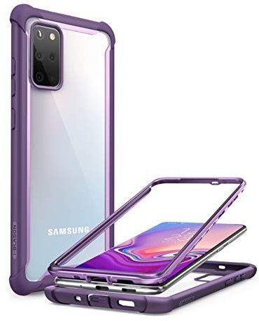 i-Blason Ares Series Rugged Clear Schutzhülle für 6,7 Zoll Samsung Galaxy S20+ Plus 5G (2020), Lila