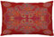 EKOBLA Kissenbezug mit rotem Paisleymuster, Mandala, Retro, indische Ethno-Serie, Medaillon, Bohemian-Stil, Dekoration, Lendenkissen, Kissen für Sofa, Standardgröße, Queen-Size-Größe 50.8 x 76.2 cm