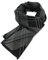 Durio Schal Herren Warm und Weiche Winterschal Herrenschal Gestrickt Plaid Winter Lange Schals XY112-Grau Einheitsgröße