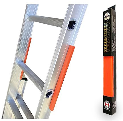 Leiterstabilisator für Dachrinnen & Dach, Verlängerungsleiter-Zubehörabdeckung, rutschfest, Fallschutz, Kratzschutz, Leiter-Sicherheitsabdeckungen, starker Griff, Eckabdeckung, für 3,8 cm breit