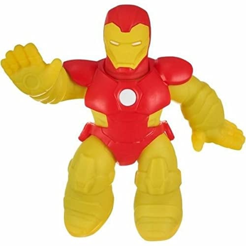 Heroes of Goo Jit Zu Marvel-Helden-Packung. Der unbesiegbare Iron Man elastisch, 11,5 cm groß, 14375