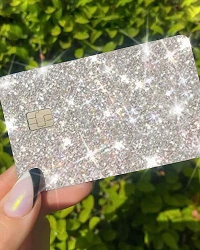 ExotixCard The Original Ultra Bling Reflektierender Kartenaufkleber Debit - Kredithaut Glänzend Abnehmbare Abdeckung Besonders Hell Schützend Keine Blasen Schlanke Wasserdichte Kartenabdeckung